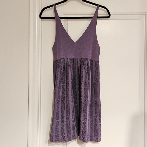 A/X Armani Exchange Glitter Sweater Dress - Picture 1 of 5